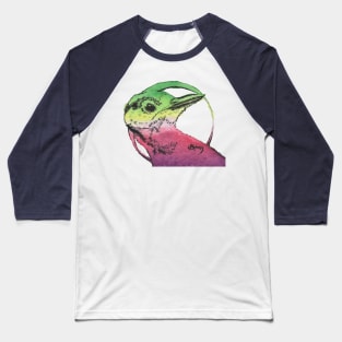 Genderfae Watercolour Woodpecker | Pride Bird Baseball T-Shirt